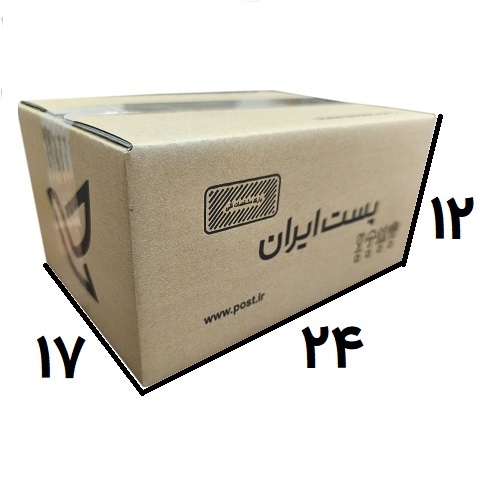 کارتن-پستی-سایز-دو-نیم-با-چاپ-پستی-1